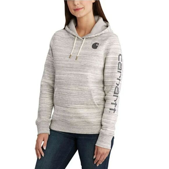 Carhartt Tops - Carhartt Women's Clarksburg Graphic Sleeve Pullover Sweatshirt Hoodie